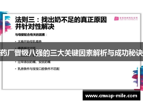 药厂晋级八强的三大关键因素解析与成功秘诀